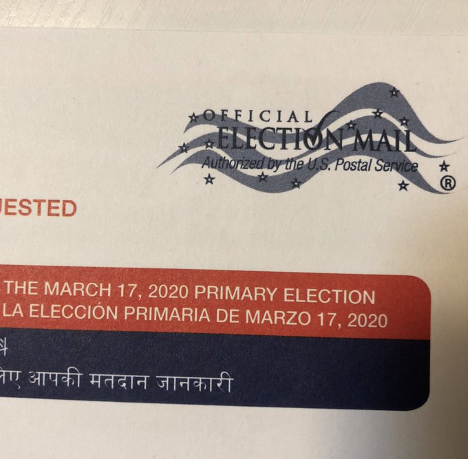 Most important piece of mail arrived! #2020Primaries Make sure you vote sluts. #AntiEstablishmentDomme