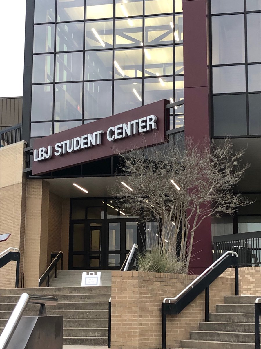 JennieLouLeeder's tweet photo. I have spent the day talking with voters at Texas State my Alma mater. The line has always been over 200 voters and about 3 hours long. Do proud of my Bobcats voting!!! Eat’m Up Cats!! Let’s #ElectALeederToTheHouse #Leeder2020 #TrueBlueTexan https://t.co/AyL2k4r0As