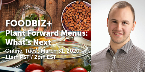 foodbizschool's tweet photo. Tune-in to FBS' free FOODBIZ+ webinar on 3/31! Gain latest insights on how plant-forward trends in #foodservice are impacting #chefs + consumers! Register: https://t.co/QChH9zQPJC #plantbased #foodtech #culinary #trending #foodtrends #food #CIAGrad @CIACulinary https://t.co/IGz9SUKhMt