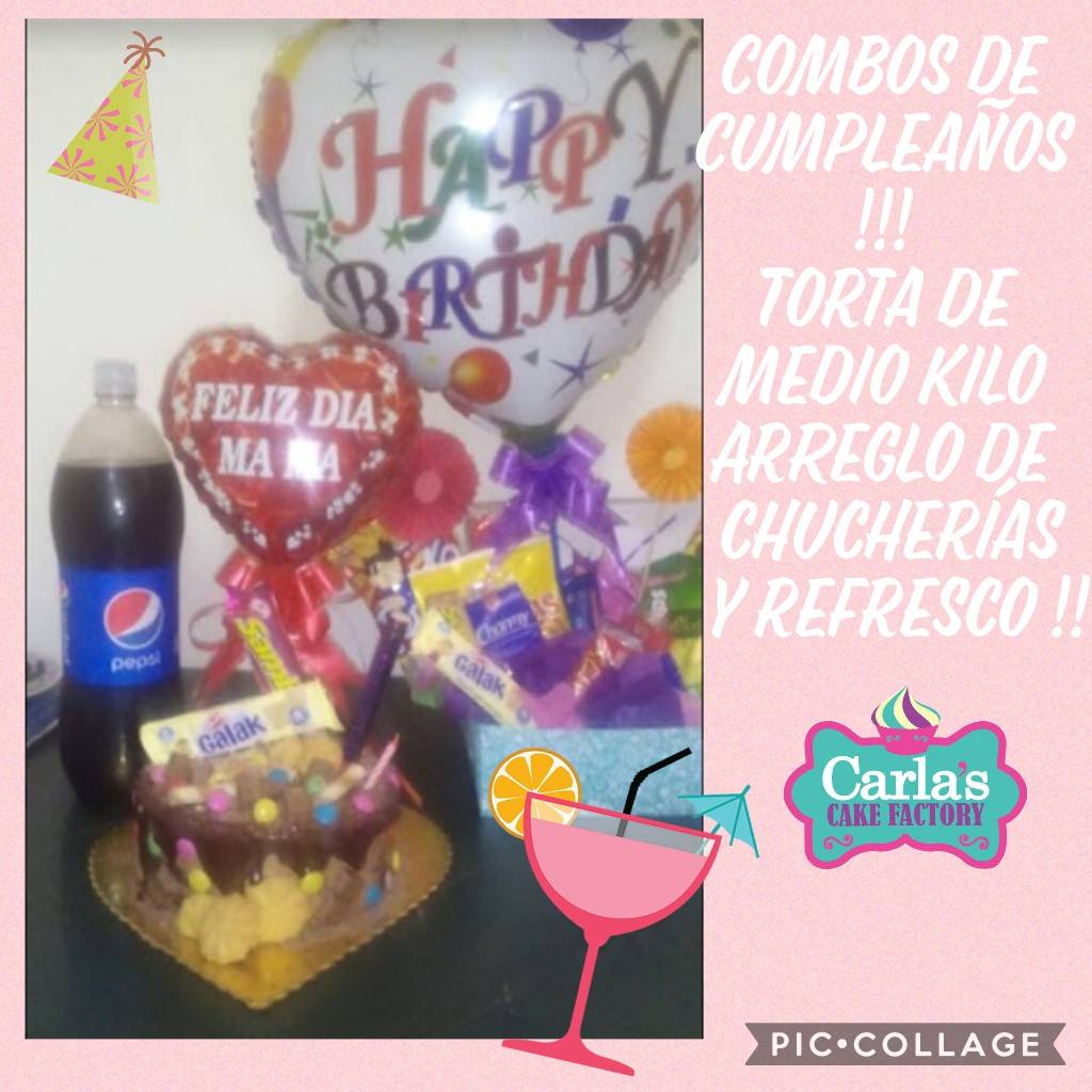 CarlasCakeFacto's tweet photo. Combos de cumpleaños !! Lo que necesitas lo tenemos !! Tortas , mesas de dulces , arreglos !! #arreglos #cumpleaños #tortas #tortasdecoradas #decoracion #deliciosa #carlascakefactory #margarita #islademargarita https://t.co/HdTcEUV7MD
