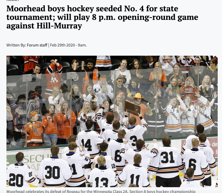 FrsWorks's tweet photo. GOOD LUCK to the Moorhead @Spud_Hockey Team on their way to the Minnesota Class 2A state tournament in St. Cloud Thursday at 8pm!  #OnwardMoorhead #GoSpuds #SpudPride #MoorheadPride https://t.co/EjgtsGj0Fw https://t.co/YY4qaqnCMz