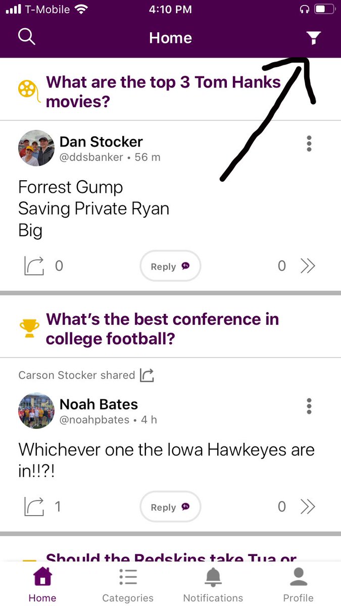 goyabble's tweet image. Did you know Yabble allows you to filter the topics on your home feed? All you have to do is click the icon in the top right corner and check off what topics intrigue you. It’s that easy!! #goyabble #socialmediaforconversation
#abettersocialmedia