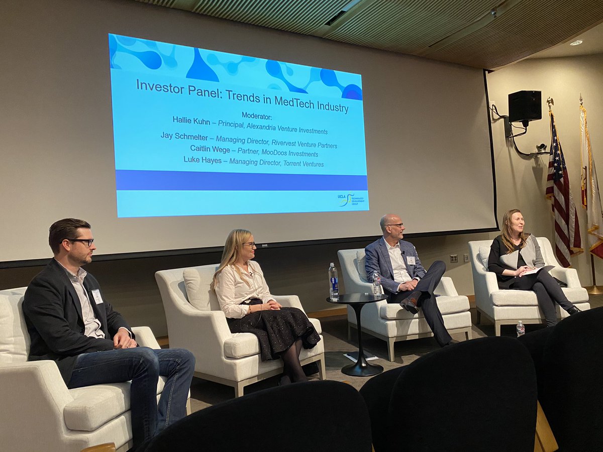 WeirdCombin8n's tweet photo. Happening now- investor panel in the auditorium! #UCLAMedTech2020 https://t.co/5wNjOsyyFO