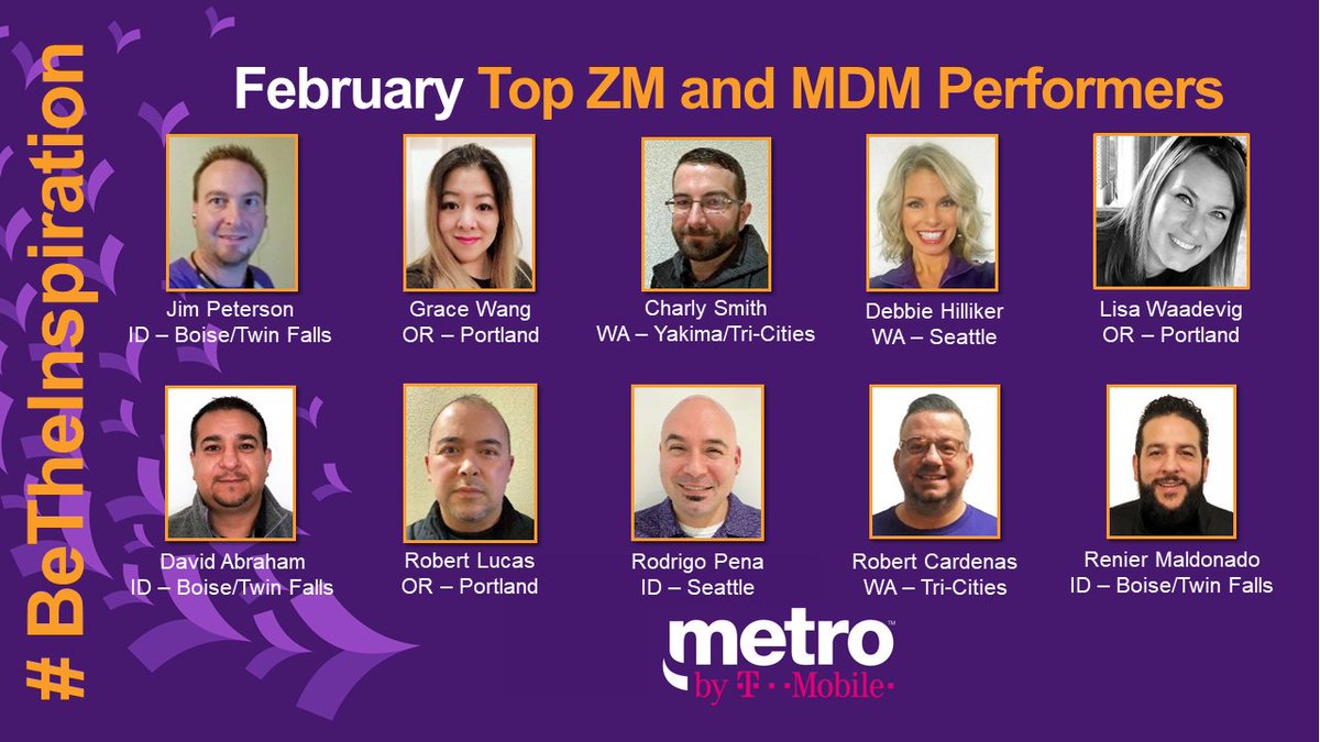 SteveGerevas's tweet photo. Please join me in congratulating the top Mountain West MDMs and ZMs for the month of February. #PridePassionExecution #MWisBest #RuleYourDay #BeTheInspiration https://t.co/vPmhFE9DuT