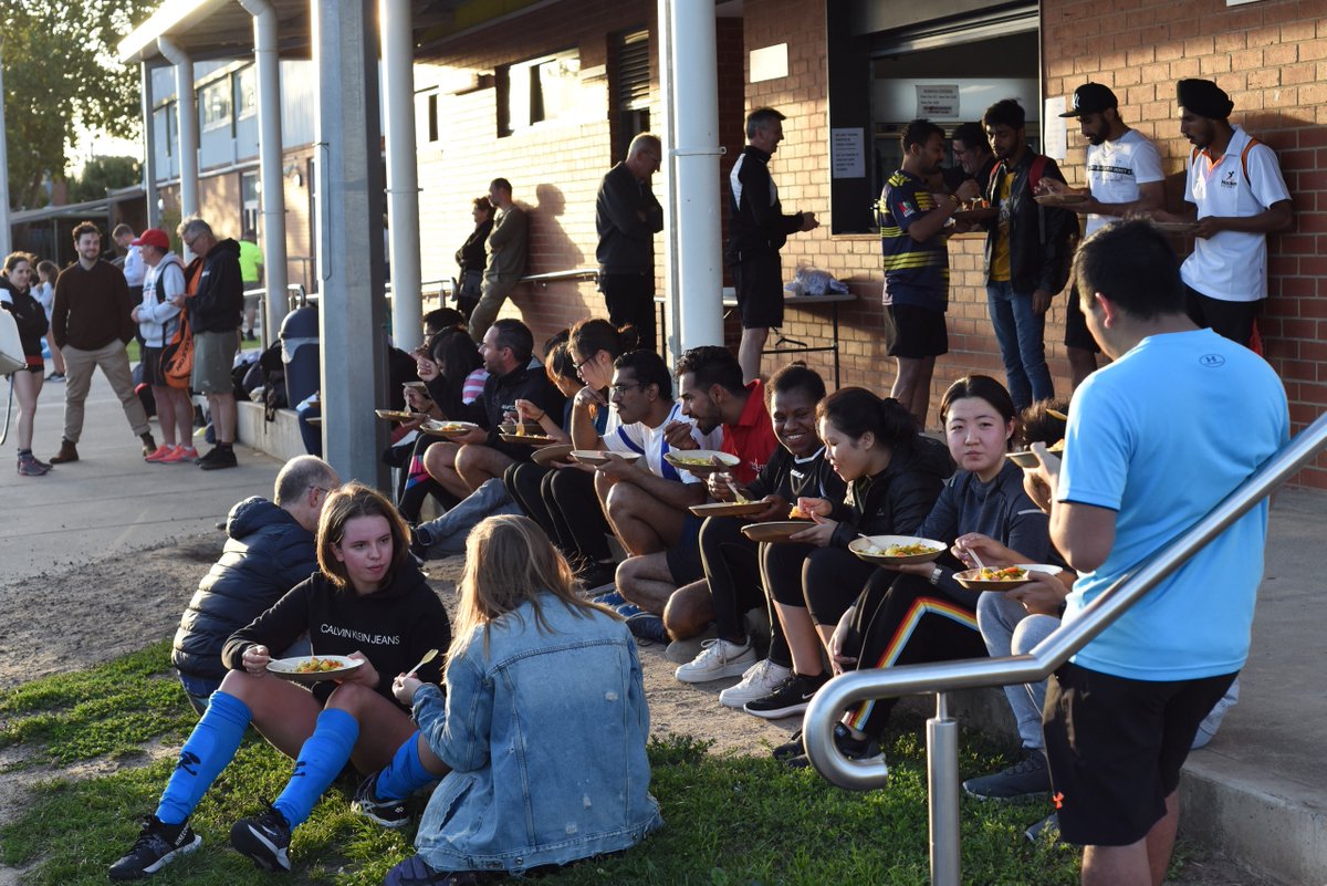 How good are the Massa family from Chew Chew café chewchewcafe.com.au? On a moment’s notice they prepared a delicious vegetarian curry to cater for the hungry gang who attended our first International Students Social Hockey night. Thanks heaps!