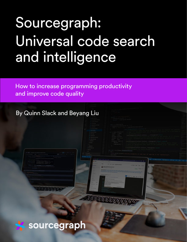 ryan_blunden's tweet photo. We (@srcgraph) recently published an eBook on #UniversalCodeSearch which neatly summarizes the benefits and workflows of our most demanding customers who manage thousands of interdependent codebases at a massive scale.

It’s free to download at https://t.co/tbpL9auDad https://t.co/Cz9NrGO0lS
