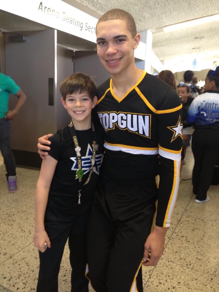 texbeau's tweet photo. Seven years later. Still in the NCA Arena. #nca #ARENA #cheerfactory #midnight #topgun @pa_wbeaul5 @ShowProChoreo #facebookmemories https://t.co/TmQ6g2DjJE