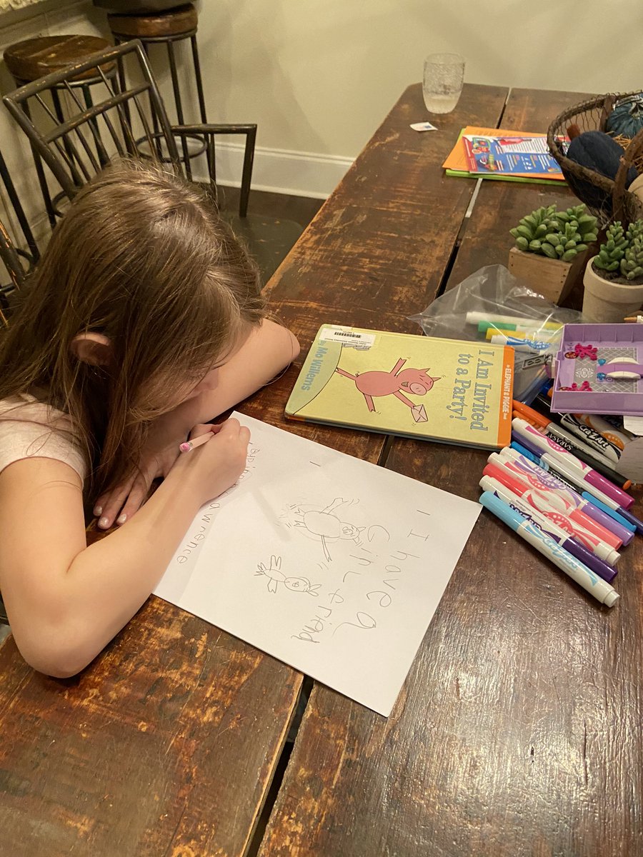 clawrence_ams's tweet photo. @jneelem it’s I HEART reading week. Piper has come home begging to write her own Piggie and Elephant book— aptly naked “I Have a Girlfriend” - I’ll let you know how Piggie’s love story turns out! 🐷💗@Carladaws107 thanks for her LOVE of reading!! https://t.co/BUVyGog8W4