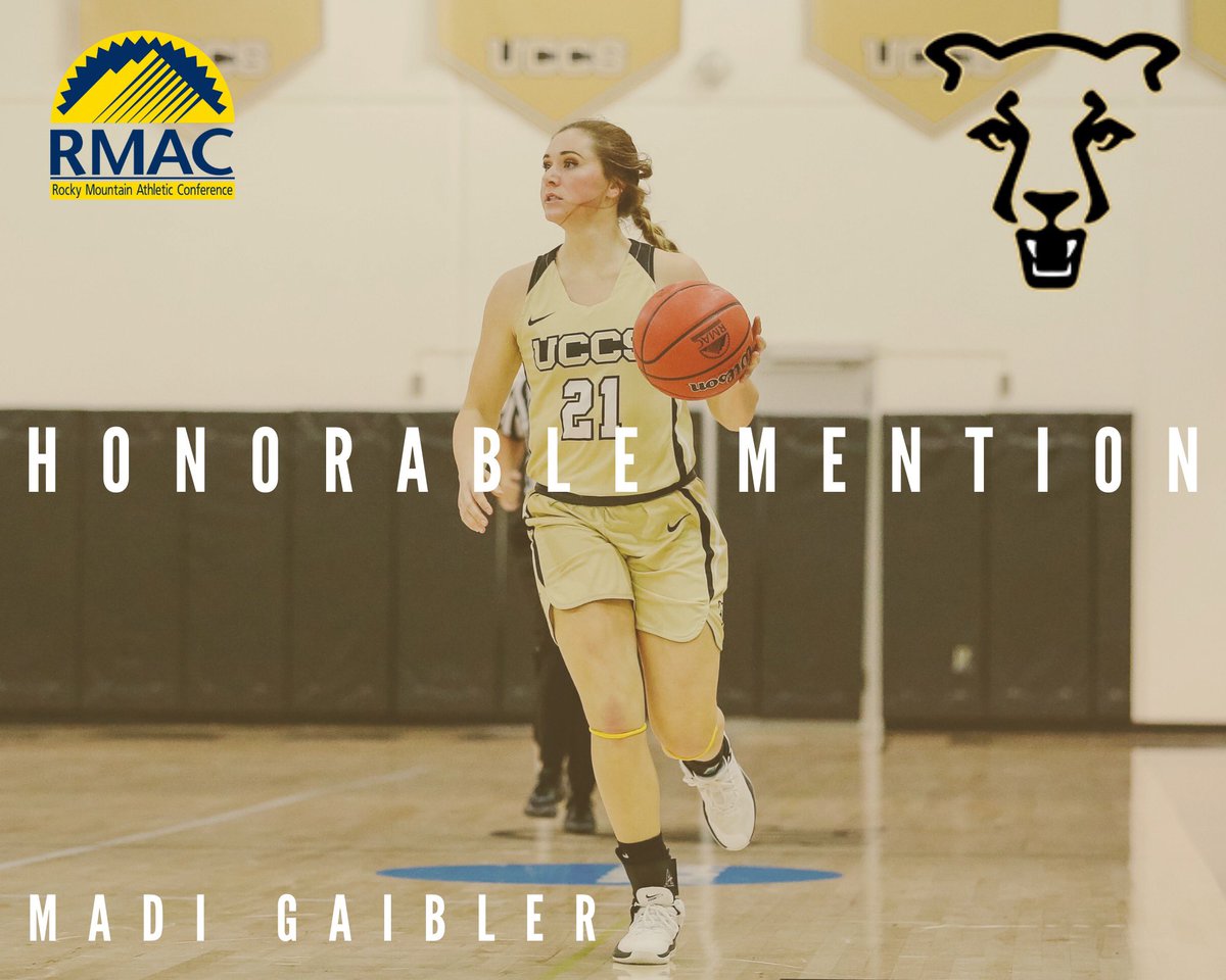 UCCSWBB's tweet photo. Huge shoutout to junior Abby Feickert and senior Madi Gaibler for being named to the RMAC Honorable Mention list for their 19-20 seasons!
Extremely proud of these two ladies!
#PawUp x #RunCompeteDefend
https://t.co/wYYbo6Mwqa