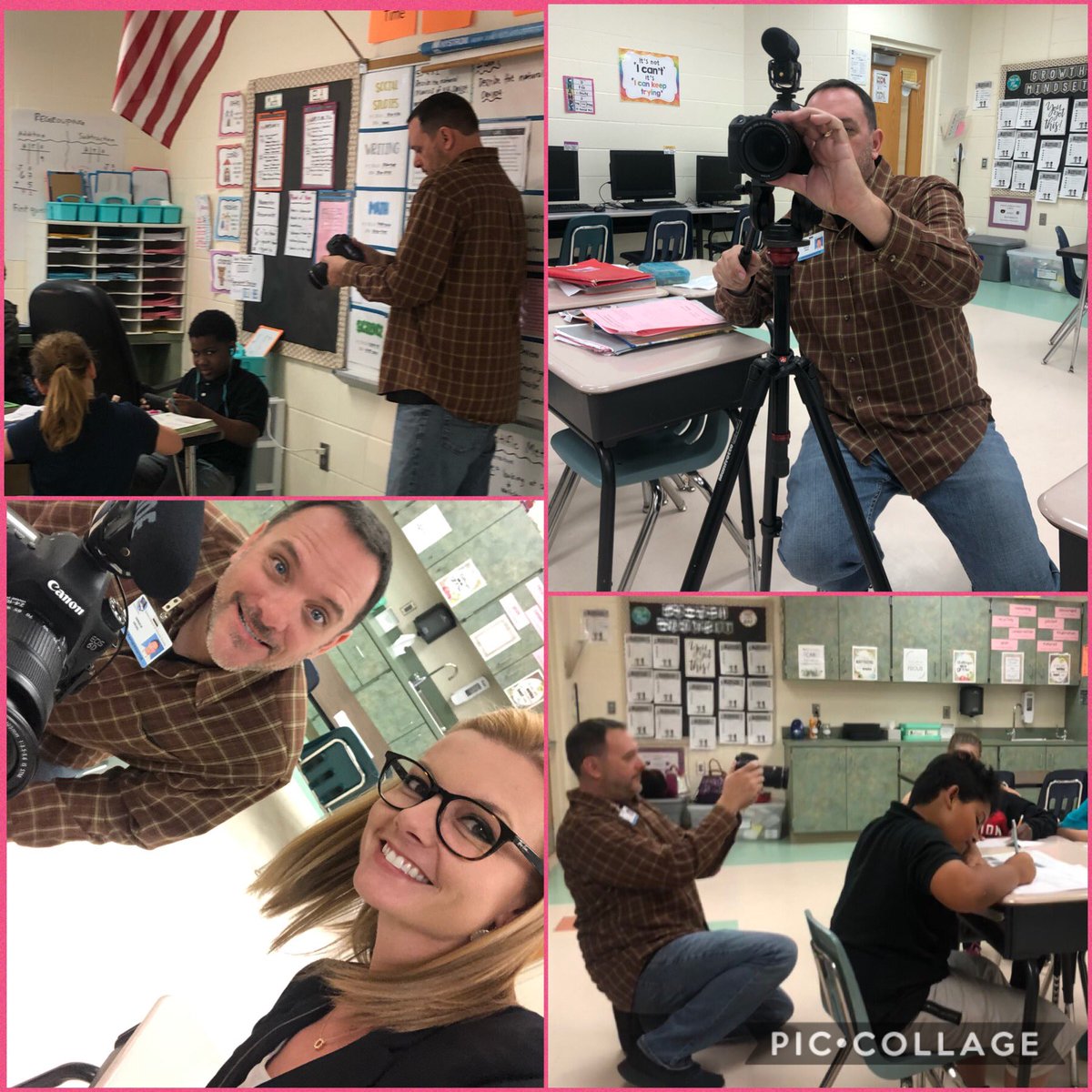HalleyUrbanak's tweet image. What a great opportunity I had today! The @volusiaschools media producer came to film my class and interview me about Blended Learning ! My 3’s were focused and fantastic! They also asked some great questions about the cameras. @noelnehrigVCS #VCSBlendedLearning @ChampionElBears