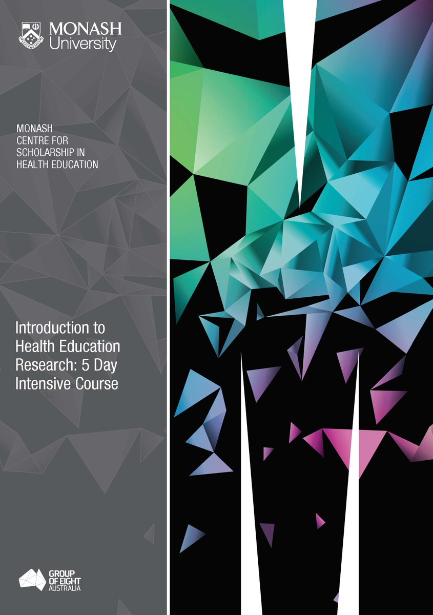 Monash_MCSHE's tweet photo. Interested in learning more about Health Professions Education Research? 
Find out more at our booth at #Ottawa2020 
- 5-day face-to-face course (30 Nov–4 Dec, Monash University, Melbourne, Australia)
- Online only (4 May–10 July; and 3 Aug–9 Oct). https://t.co/HEmFoZXdZH https://t.co/vaiYMnjlwF