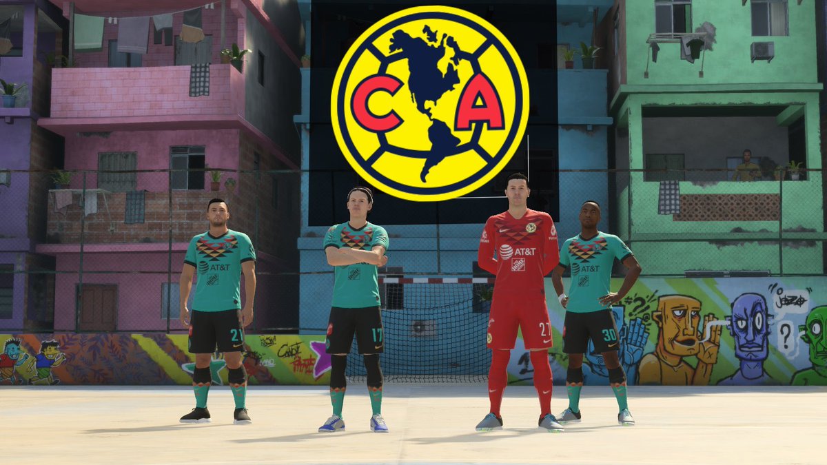 mya_11mx's tweet photo. #TeamMyA ya está disponible la actualización del #FIFA20 con los nuevos escaneos a jugadores del #ClubAmérica 
Aquí les dejamos como se ven con el tercer jersey #TurquesaAzteca en #FIFA20Volta https://t.co/eYohvqG3xO