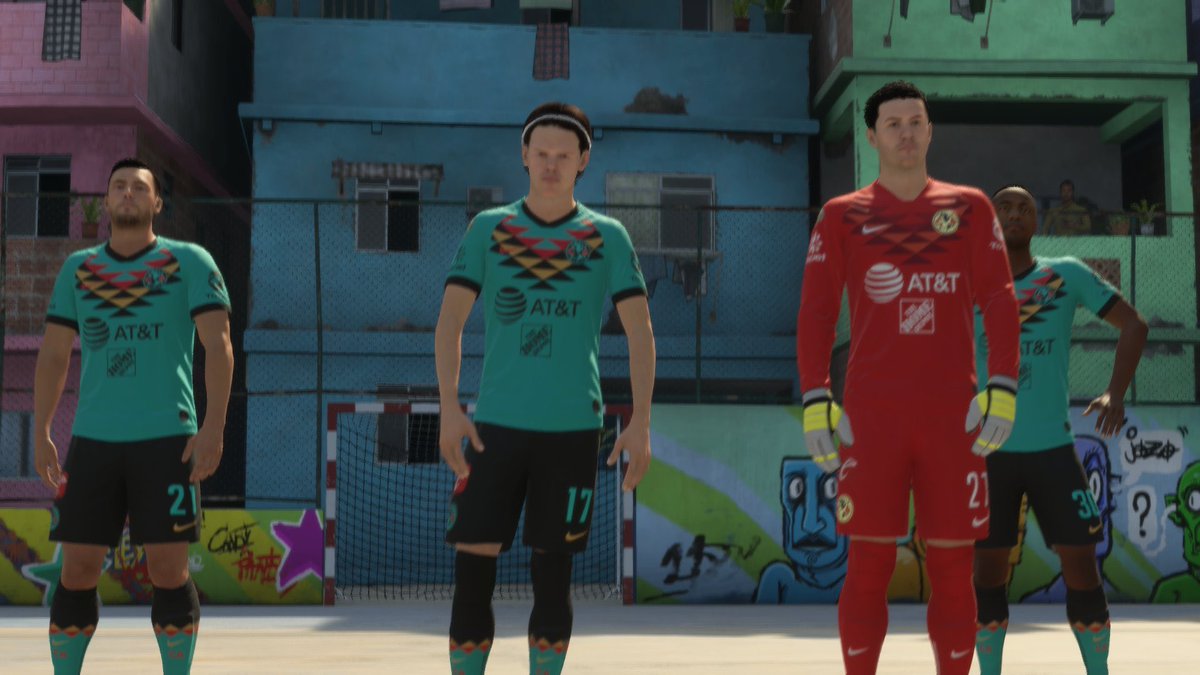 mya_11mx's tweet photo. #TeamMyA ya está disponible la actualización del #FIFA20 con los nuevos escaneos a jugadores del #ClubAmérica 
Aquí les dejamos como se ven con el tercer jersey #TurquesaAzteca en #FIFA20Volta https://t.co/eYohvqG3xO