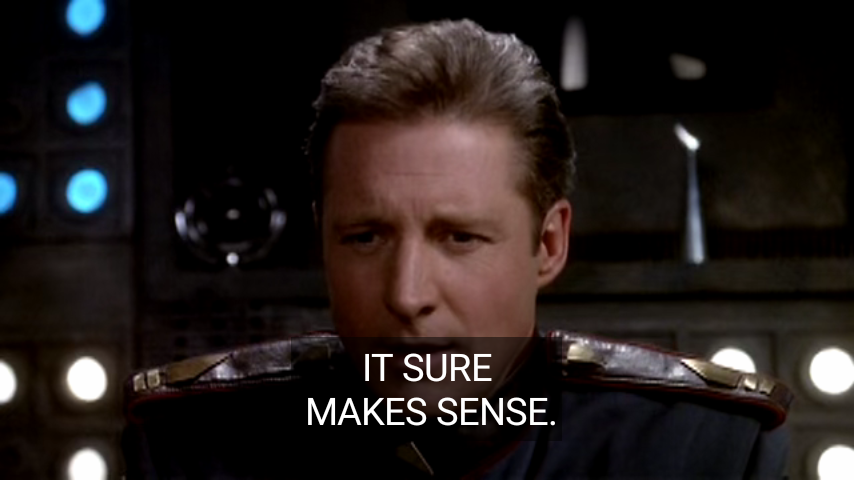 Insilence11's tweet photo. Does it? 
#RandomBabylon5 https://t.co/78DYPkOlRg