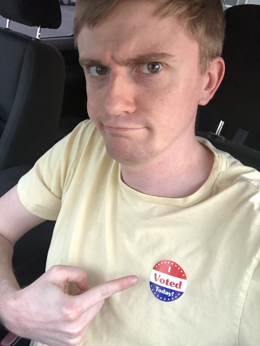 DavidOnKfin's tweet photo. Did my civic duty 😎 #Vote #DTBB #Radio https://t.co/YWCea05TBZ