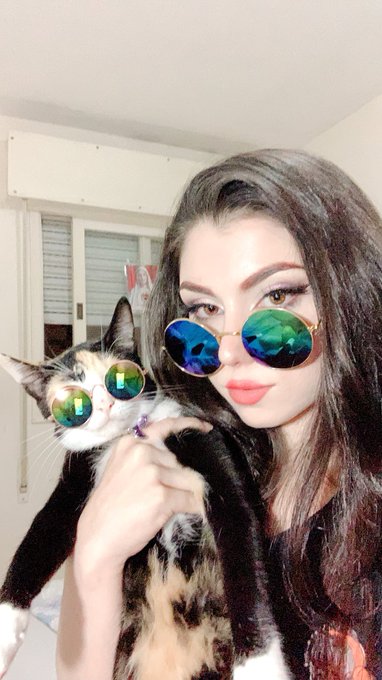 Qual foi a coisa mais in&uacute;til que voc&ecirc;s j&aacute; compraram?  Me: um &oacute;culos de sol pros meus gatos https://t<a href="/tag/strangerthings"class="tags"><span>#strangerthings</span></a>
