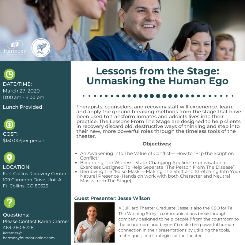 HFRecovery's tweet photo. Don't forget to register for this workshop! You Will Earn 6 CEU's!
You won't want to miss it, limited space available!
Get Registered Now!
https://t.co/uZTasqwNN1
#experienceHarmony #lessonsfromthestage #thewinningstory https://t.co/j5egg0dOG7