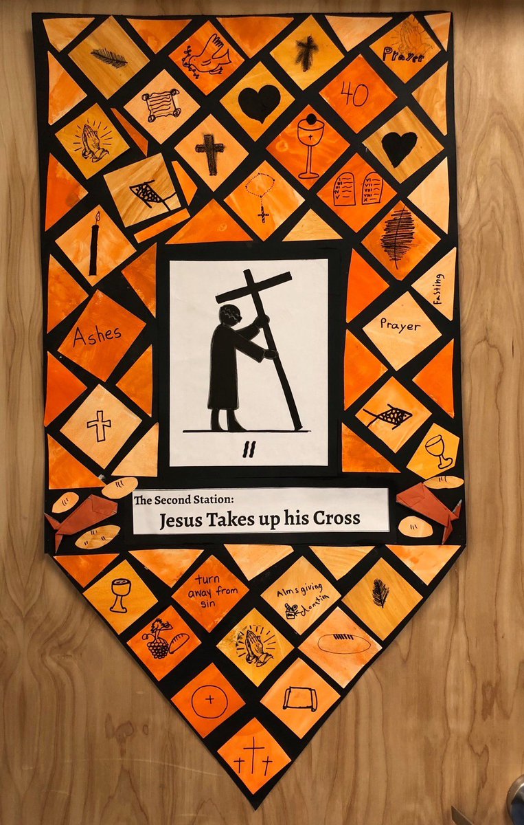 Each Monday during the Lenten season, one of our schools’ elementary students come together for a liturgy and to re-enact the Stations of the Cross. Today we learned about Stations 1,2, and 3. Have a glimpse into this week!
#IBelieveInCatholicEd
<a href="/GrACE4cathed/">GrACE</a>