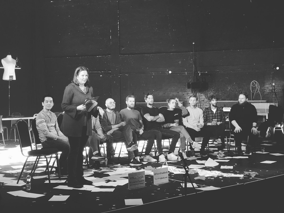 danielasutclffe's tweet photo. Great #Macbeth Q&amp;A hosted by @TerriPaddock this evening! It was so nice to hear the whole company discuss what it took to get them to this point. @LazarusTheatre https://t.co/EenuCJ4Ry1