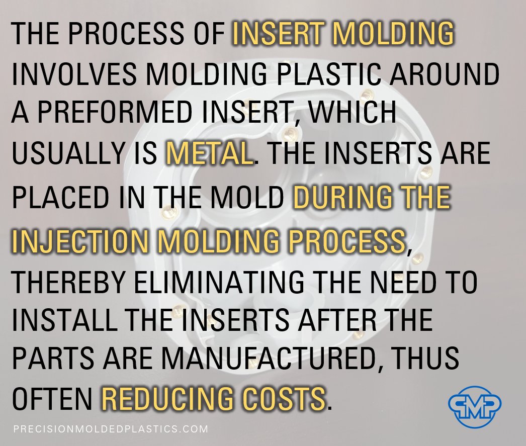 plasticmolding's tweet photo. Insert molding often can achieve the strongest bond between a plastic part and an insert.
#plastic #injectionmolding #insertmolding 🔩💪 https://t.co/UIlFoxIA53