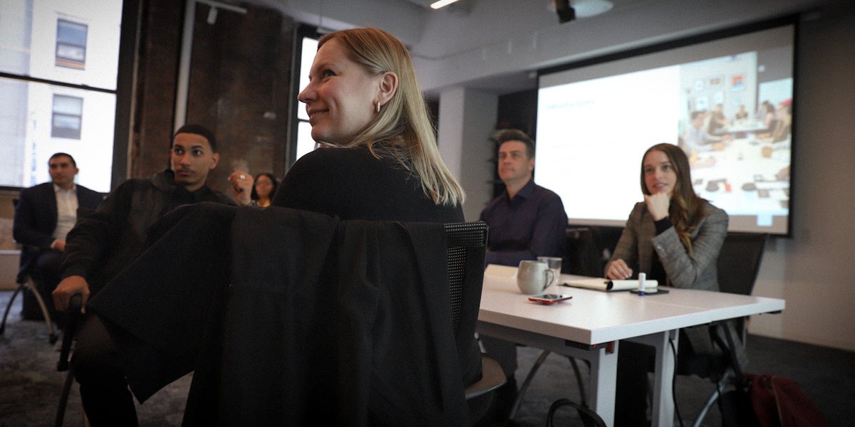 Convene's tweet photo. New hire orientation starts today, and we're so thrilled to welcome a new class to Team Convene. Thank you for bringing your talent and enthusiasm to Convene and our clients! #LetsConvene https://t.co/hofX60AFdq
