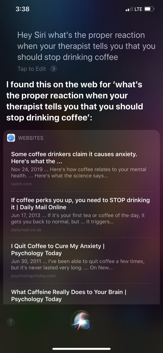 AmberRea20's tweet photo. How my day is going. 🤷🏼‍♀️☕️

#heysiri #siri #help #sos #anxietydecaf #decaf #notmycoffee #coffee #mentalhealth #therapy https://t.co/YRdfR6KozL