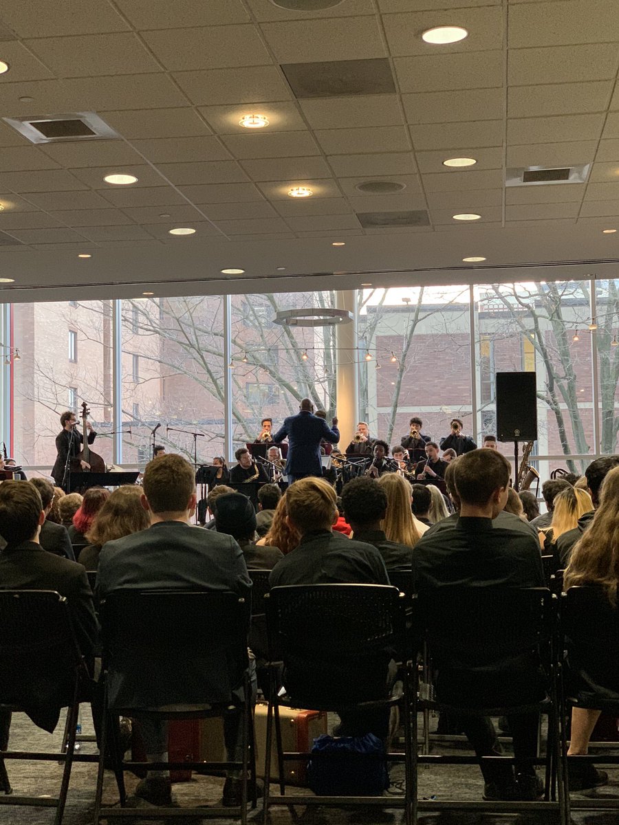 pennridgeband's tweet photo. One of my favorite days for the Jazz Ensemble. The Ellington festival at Temple is a phenomenal celebration of American art at its finest. Congratulations to all bands that shared their music, thank you to Temple jazz for hosting and congrats Brett on the soloist award!! https://t.co/qlW2c344xQ