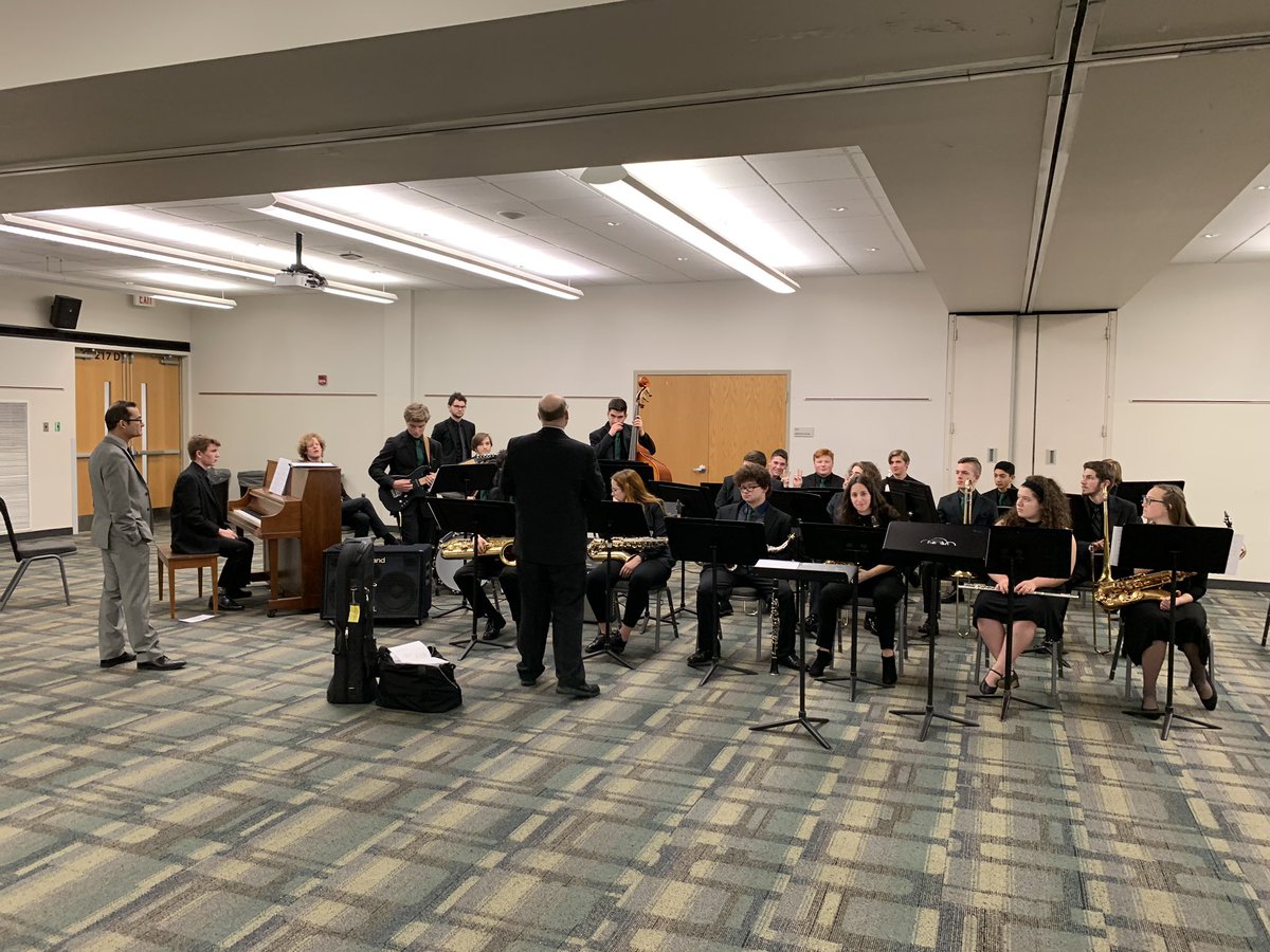pennridgeband's tweet photo. One of my favorite days for the Jazz Ensemble. The Ellington festival at Temple is a phenomenal celebration of American art at its finest. Congratulations to all bands that shared their music, thank you to Temple jazz for hosting and congrats Brett on the soloist award!! https://t.co/qlW2c344xQ