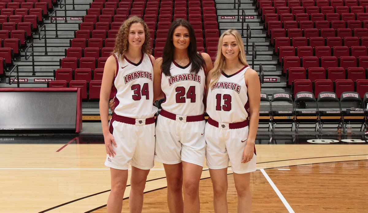 LafayetteWBB's tweet photo. Bucknell comes to town tomorrow night for a crucial game and ☝️ last regular season game in Kirby for our three seniors. 

📰| https://t.co/dvJVdSWwhC

#FinishEmpty // #RollPards https://t.co/YAiuWIcFa2