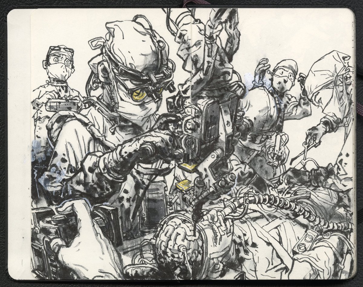 「https//t.co/FqwRcI7dQv Kim Jung Gi Sketchbook Tour 」Kim Jung Gi USの漫画