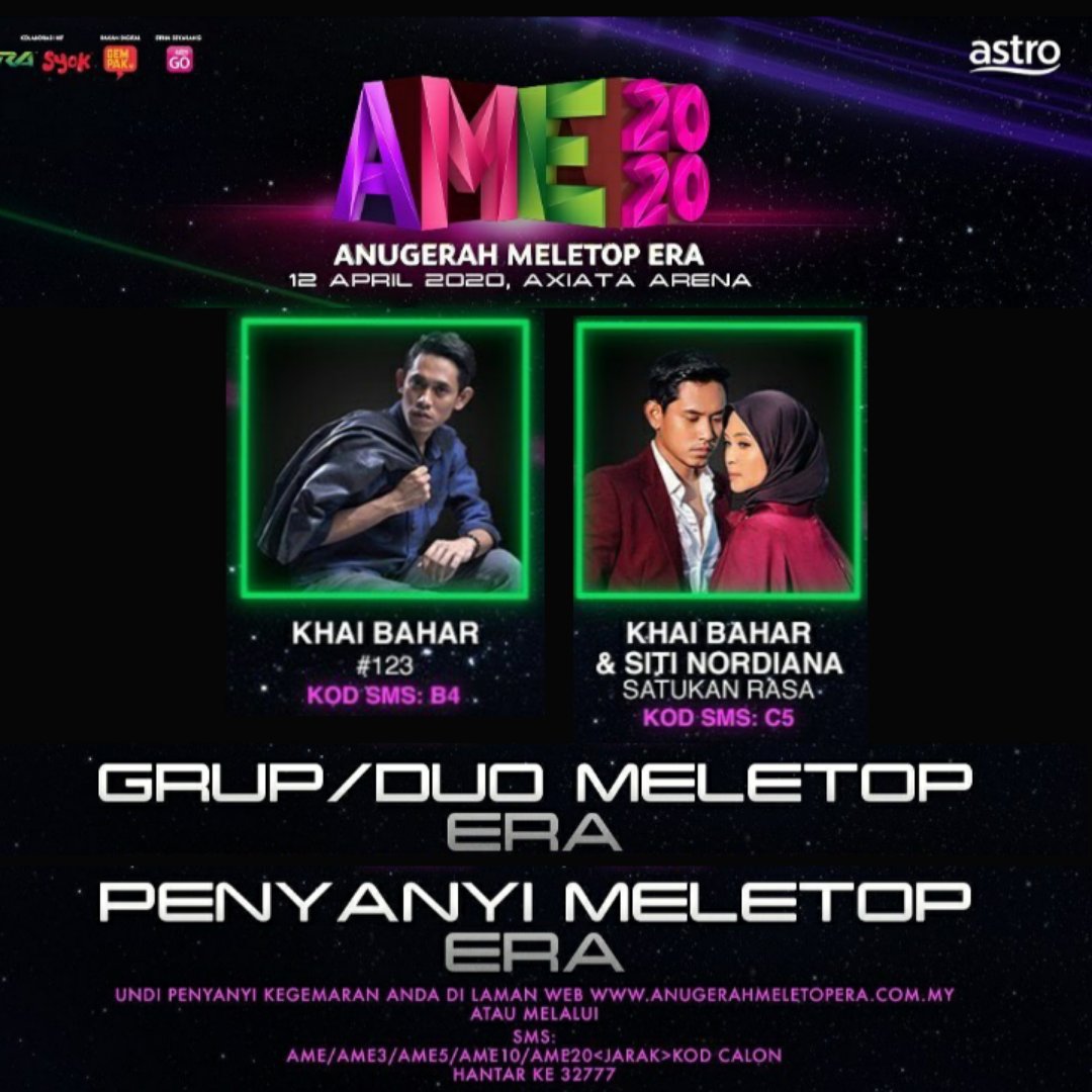 Sakura_KB94's tweet photo. Jom geng UNDI
@khaibahar94_ @khaibaharempire1 
#khaibahar #khaibahar94 #ame2020 #anugerahmeletopera #letsvote! https://t.co/avOQwx0DSa
