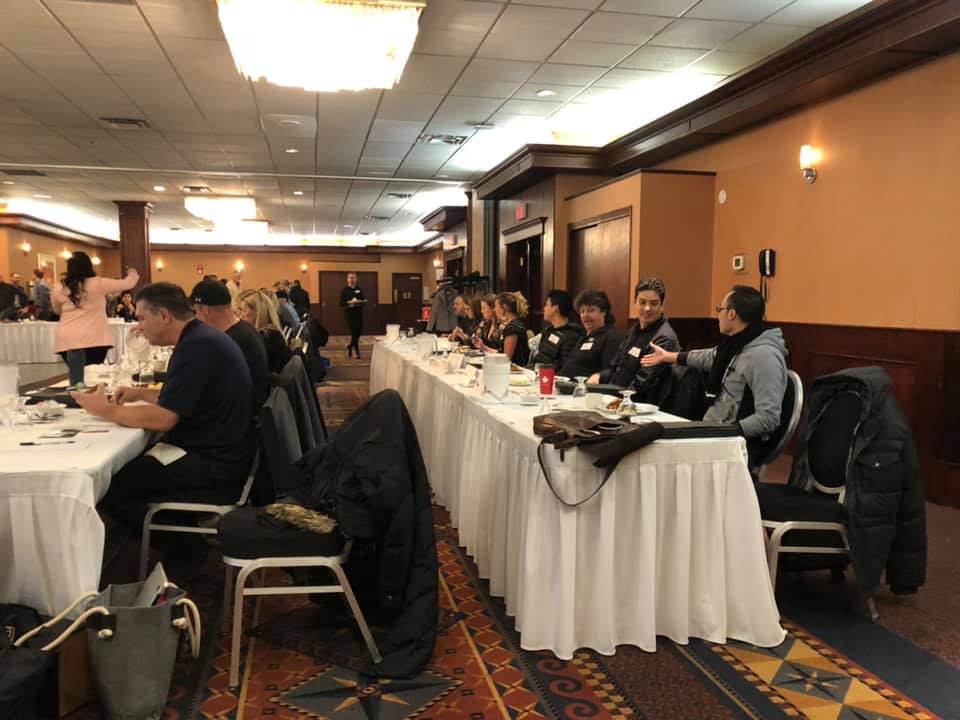 BNICanada's tweet photo. Imagine all of the business that gets passed in a room full of over 70 motivated entrepreneurs!!!! Congratulations on your super successful #VisitorsDay,  @BNI Horizon Red Deer! #BNIThankyou #INW #BNIAlbertaSouth￼ https://t.co/hvvfDwfuYt