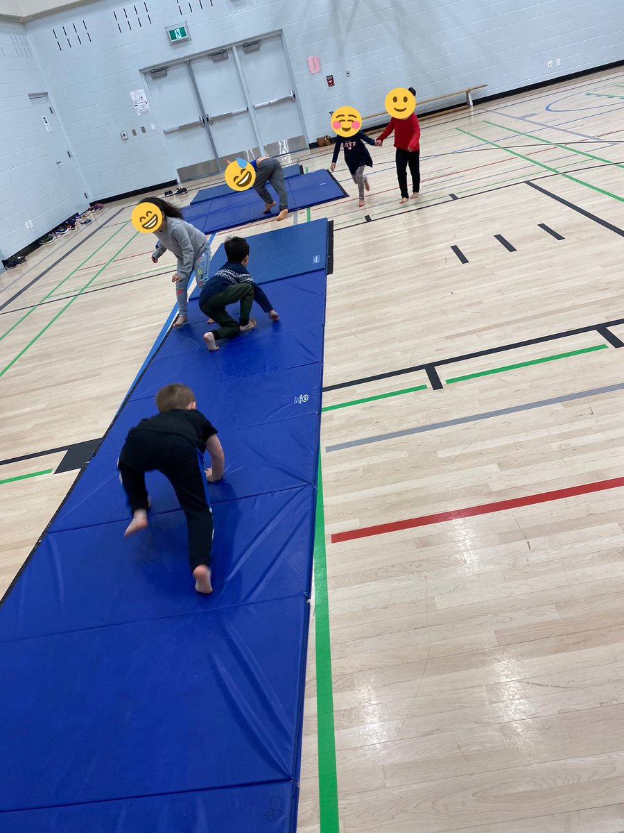 RonSouthernK's tweet photo. We have been exploring gymnastics this week through movement and balances. Who was in my group and what animal movements did we create? We represented our age using birthday cakes and candles. Remember to return library books tomorrow and home reading books daily! https://t.co/k2Wip8iTqE