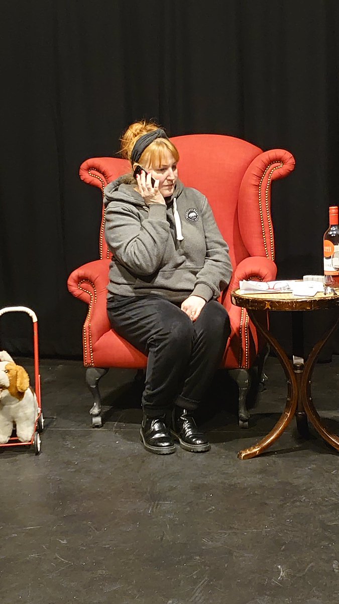 First rehearsal for My Brilliant Divorce with <a href="/HjGingerjohnson/">Hayley Corbett/John</a> who completely smashed it. Runs from April 1 to 4 in our new studio. Tickets available via our website.