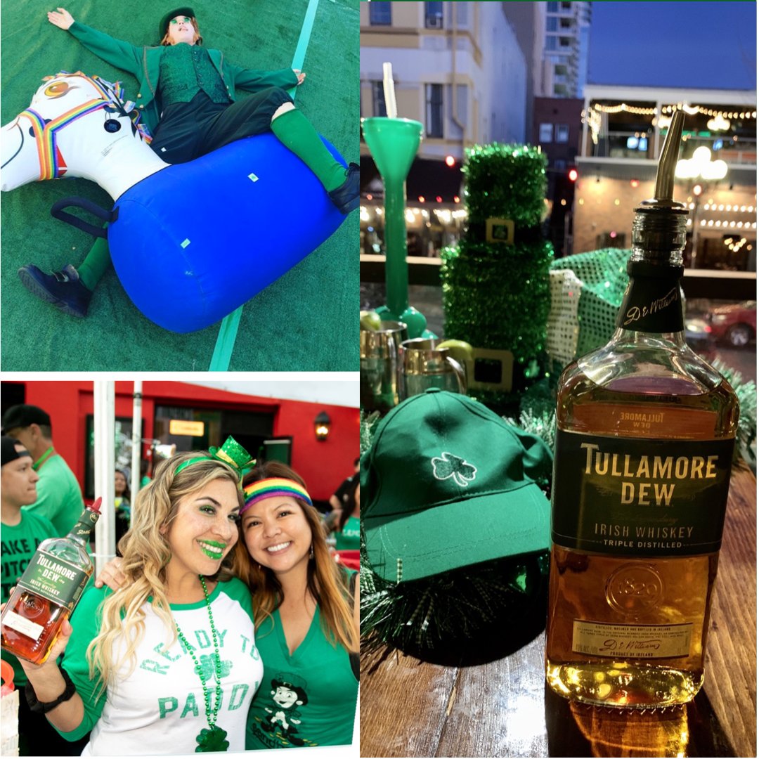 SDBlockParties's tweet image. We’re celebrating #TipsyTuesday with @TullamoreDEW Irish Whiskey! 🍀🥃

Did you know they use THREE cask varieties to mature their whiskey? Traditional, ex-bourbon and sherry. 

Try it for yourself at #ShamROCK on 3/14 from 2PM-MID! 
bit.ly/ShamROCK2020