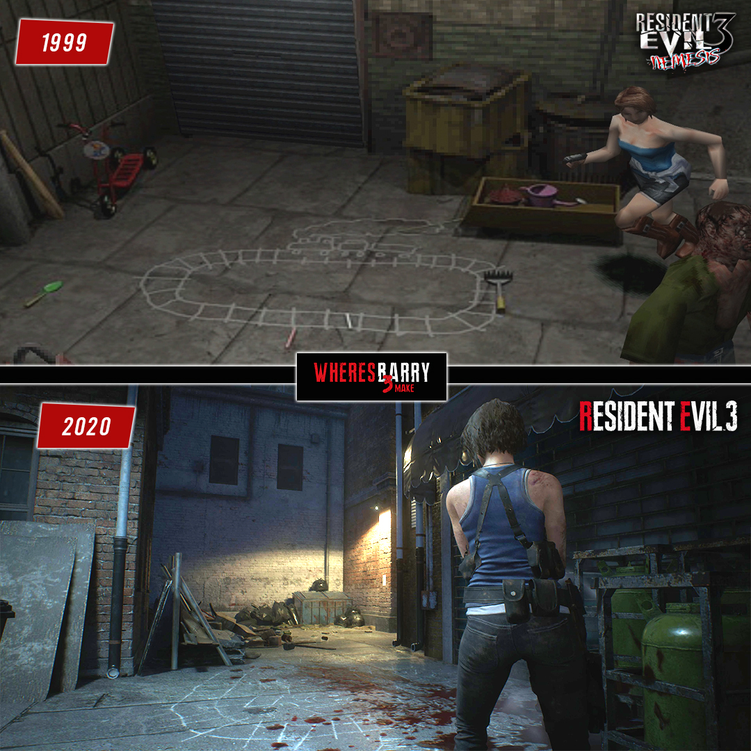 Resident Evil 3 Remake Vs. Original Gameplay Comparison 