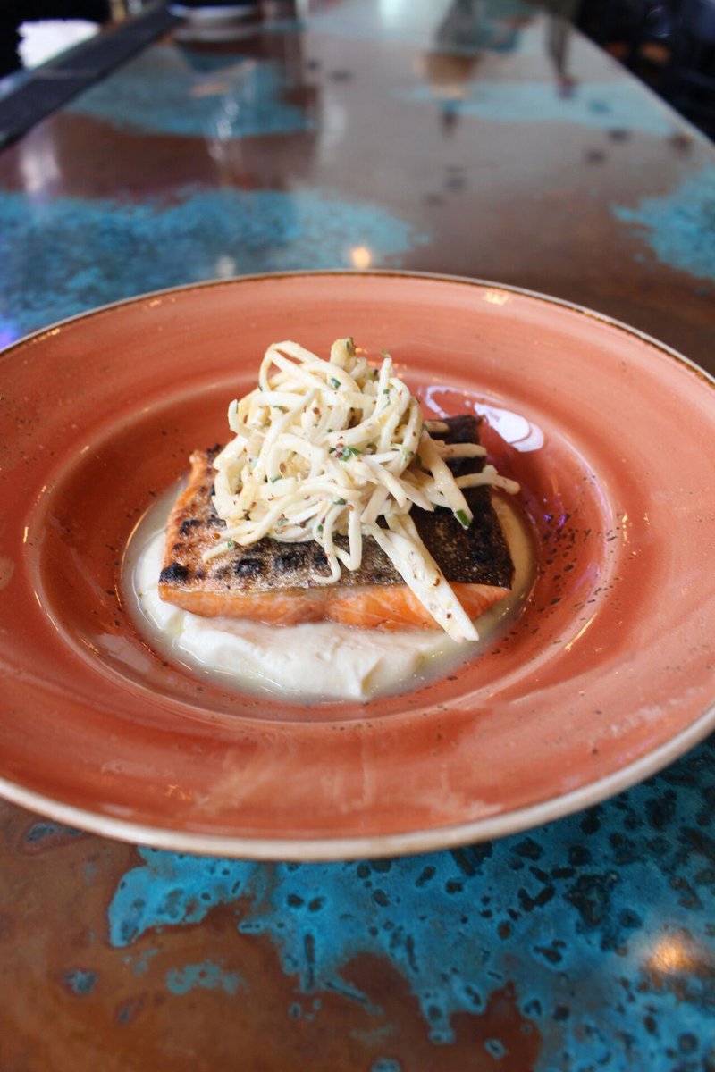 MarcusBPNewark's tweet photo. The Grilled Arctic Char with celery root and apple is new to the menu and absolutely delicious. Stop in for dinner and try for yourself! #arcticchar #seafood #dinner #marcusbp #newark https://t.co/FoD8hApQ5r