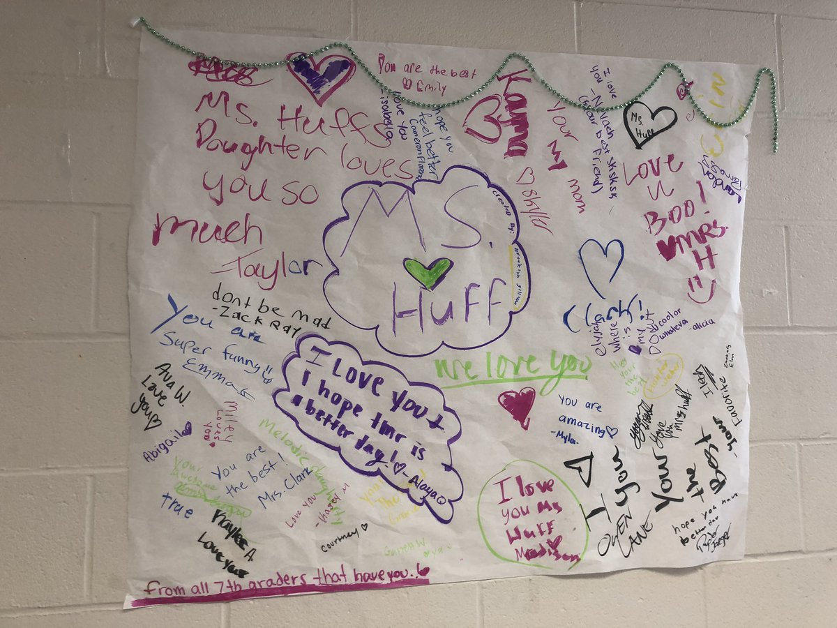 mshuffgms's tweet image. I had a student create this for me even though I didn’t really have a bad day. It was just one of those days! But, I love the thought sooo much! 😭❤️❤️❤️