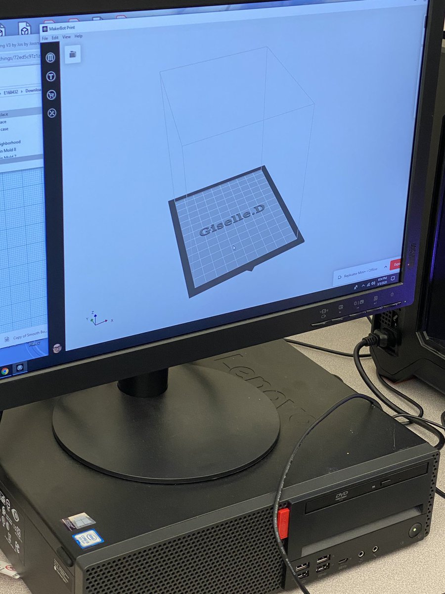 MeansLibrary's tweet photo. Thank you to Ms. Crossman for helping our #techgirls start their jewelry making project. We worked in @tinkercad to 3D print names/logos and will be using old computer parts to create pendants! #girlsrule @MeansEngineers #aisdproud @SadlerMeansYWLA #girlscouts @CAOrtizYWLA https://t.co/ue9XL2d4j7