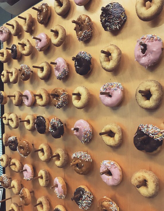 LaurenCorner's tweet photo. Wohoooo. Donuts on a Wednesday. My school is better than yours! https://t.co/w2or0Kl1TH