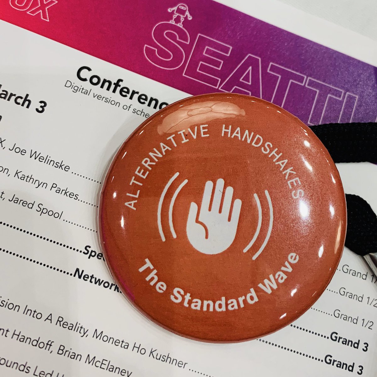 Loved the alternatives to handshakes at #ConveyUX2020 this year! Stay heathy everyone!