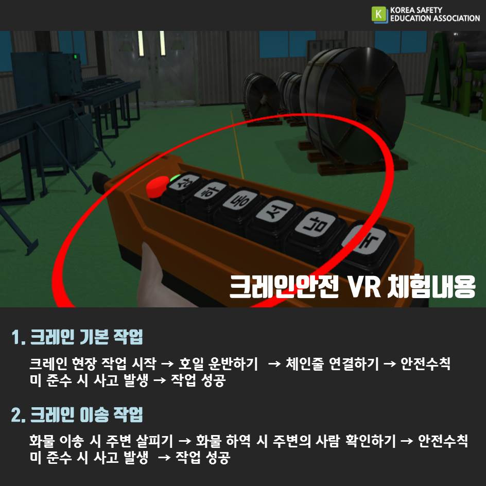 safety900's tweet image. [대한안전교육협회] 산업안전VR-크레인안전
#대한안전교육협회 #체험안전교육 #찾아가는 #VR #산업안전 #생활안전 #VR콘텐츠 #좋아요 #공유하기
