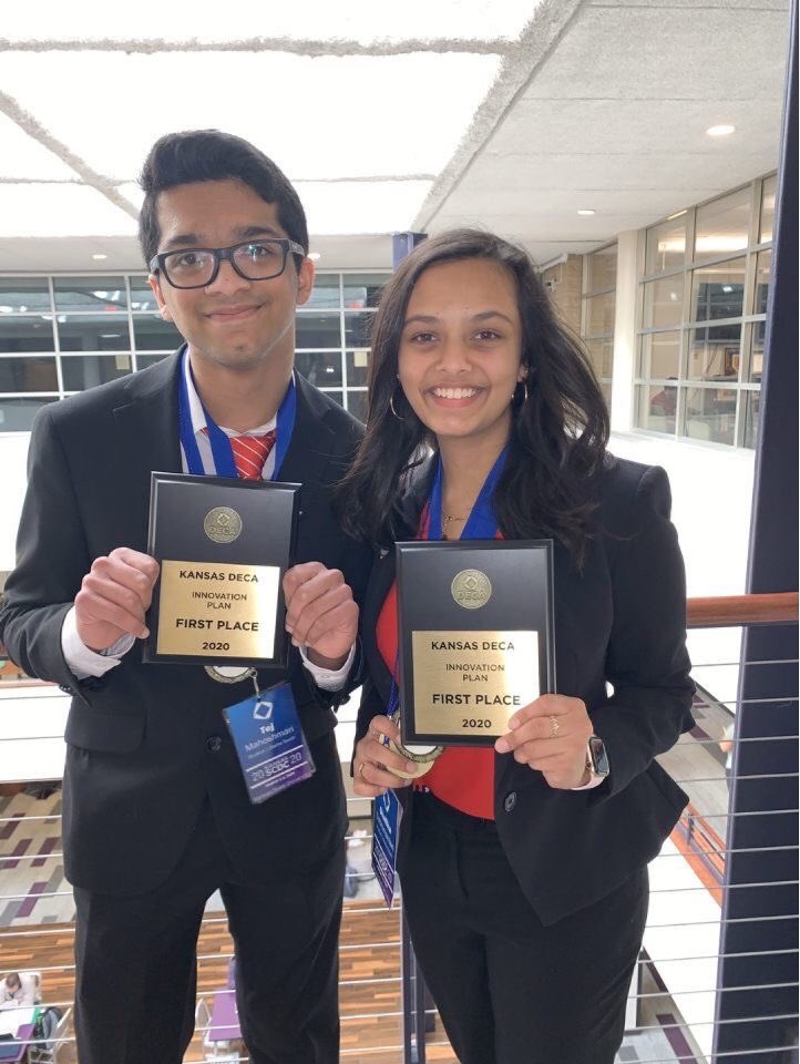 We are SO proud of the 4 BIOengineering students who were competing in DECA competitions the last few days! Every single one of them won first place and a trip to DECA Nationals!!!! Way to go Tej, Shalika, Maggie, and Alexi!!! 🏆🤩 👏🏼☝🏽<a href="/Olathe21st/">Four-Year Academies</a> <a href="/OlatheSouthHS/">Olathe South HS</a> <a href="/OlatheBusFin/">21stBusFinAcademy</a>
