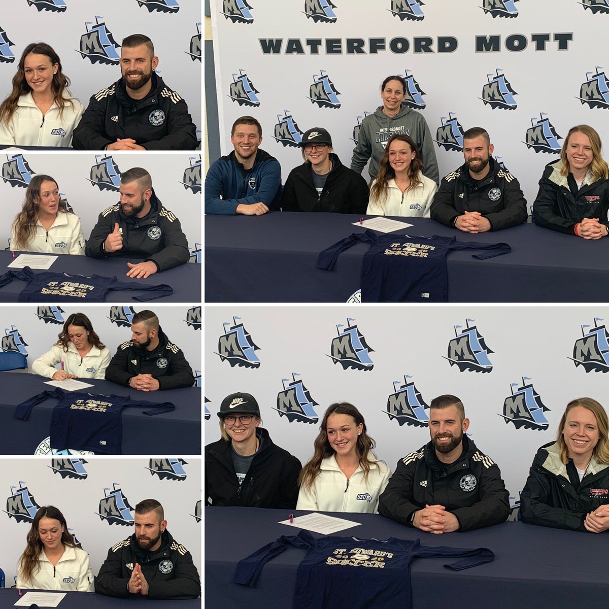 WSDATHLETICS's tweet photo. Congratulations to @WaterfordMott Ryann Jergovich who has signed her NLI to play Soccer at NCAA DII St. Edward's University in Austin, Texas! https://t.co/g61Uf49r76