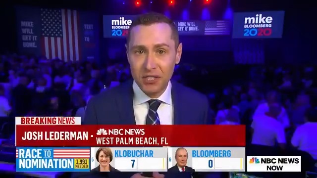 Nbc News Now On Twitter Watch Josh Lederman Reports Bloomberg Campaign Officials Tell Him That They Will Have To Take Another Look Tomorrow Once The Data Comes In Supertuesday Joshnbcnews They Will