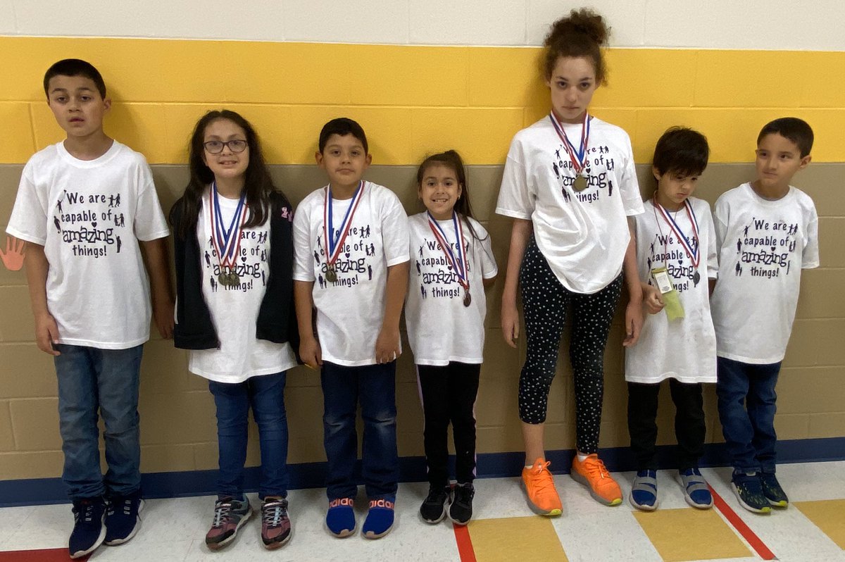 Ms_CarmenPuente's tweet photo. Special Olympics today! 🏆 My heart is so full. 🥰 First time Fields is in the house!  🥳 Excellent support and participation from Admin., parents, and volunteers! Fields total win: 13 medals and 1 participation ribbon❣️ https://t.co/hPlD5Ge8YW