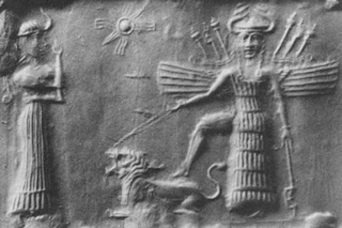 cgjunginla's tweet photo. Curious about the ancient Sumerian goddess Inanna? 
In the latest issue of Psychological Perspectives, Evin Eldridge Phoenix and Claire Tiampo Savage explore her story and its enduring relevance. https://t.co/jxQvsaBouU https://t.co/xFWL9R07Mh