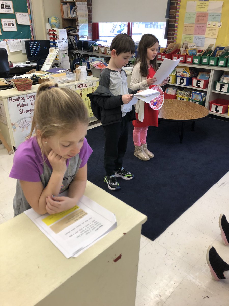 What a blast as we ended our character unit with performances. We made our characters come alive with feelings and actions. We practiced our storyteller voices too! #thegiftofreading