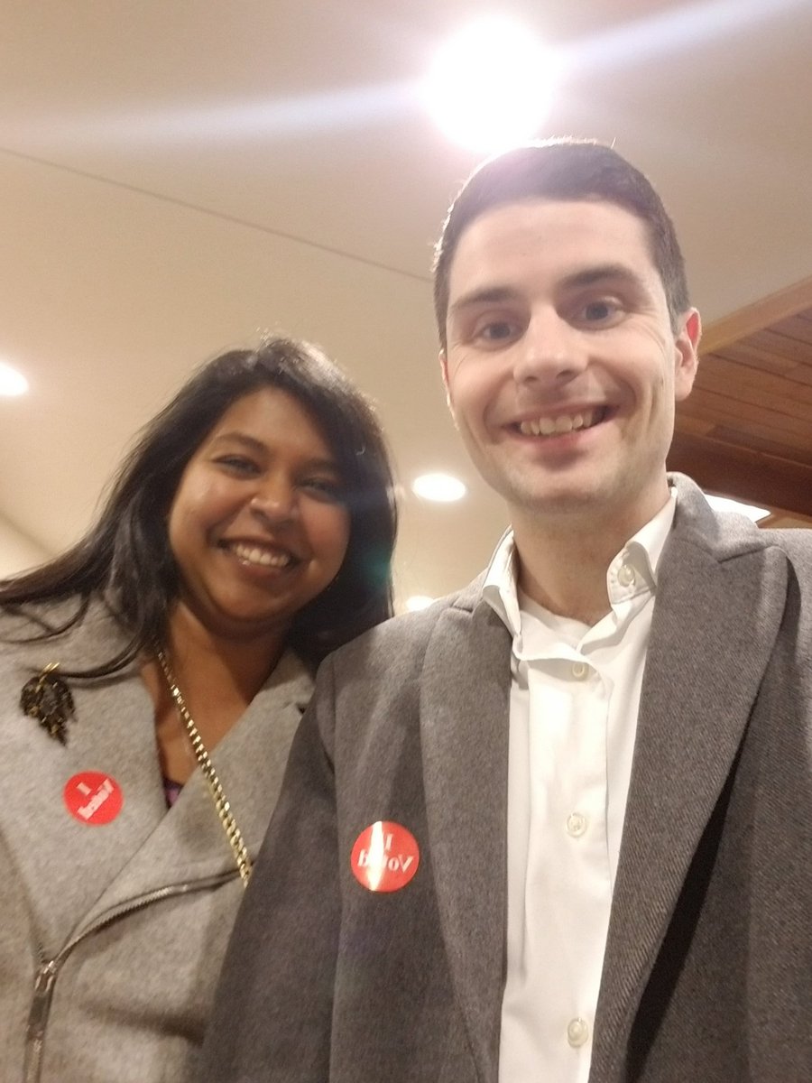 First time voting together as the Higginses!
