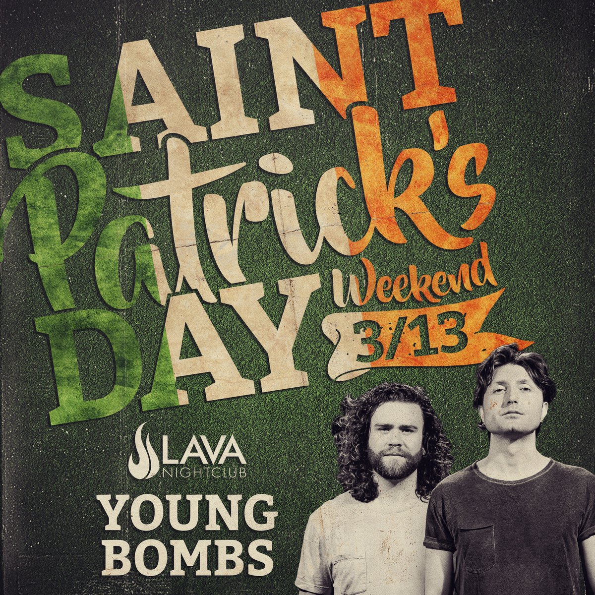 TheLavaClub's tweet photo. Wear your green for St. Patrick's day Weekend with #youngbombs &amp; #coastclubmusic w/ #djdread03! https://t.co/pqTFz51Izq
